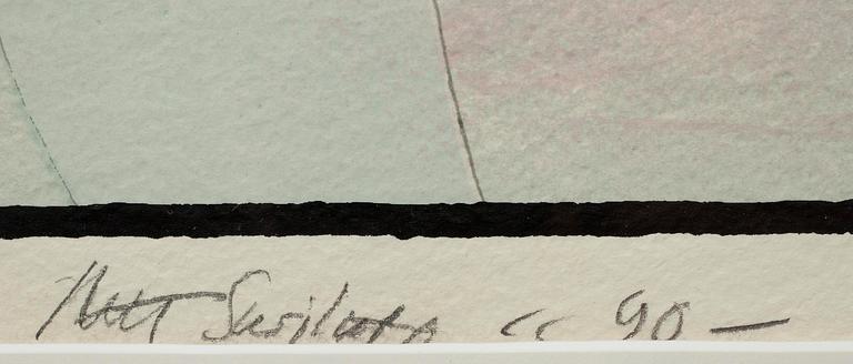 AHTI SUSILUOTO, serigrafi, A.P. signerad och daterad -90.