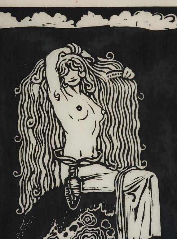 John Bauer, "Sagoflickan".