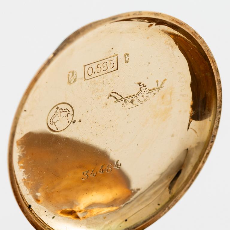 Ladie's watch, pocket watch, 29 mm.