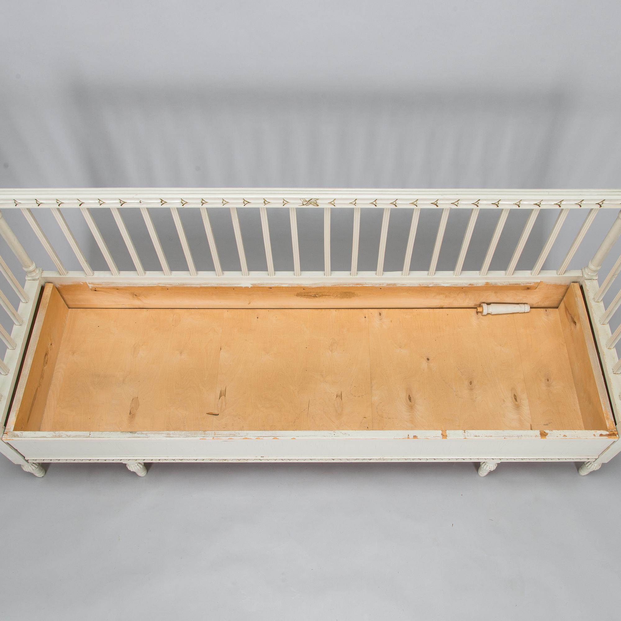 Sohva, kustavilaistyylinen, 1900-luvun alku.