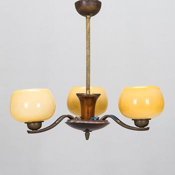 Paavo Tynell, a 1930's '1256/3' chandelier for Taito Oy.