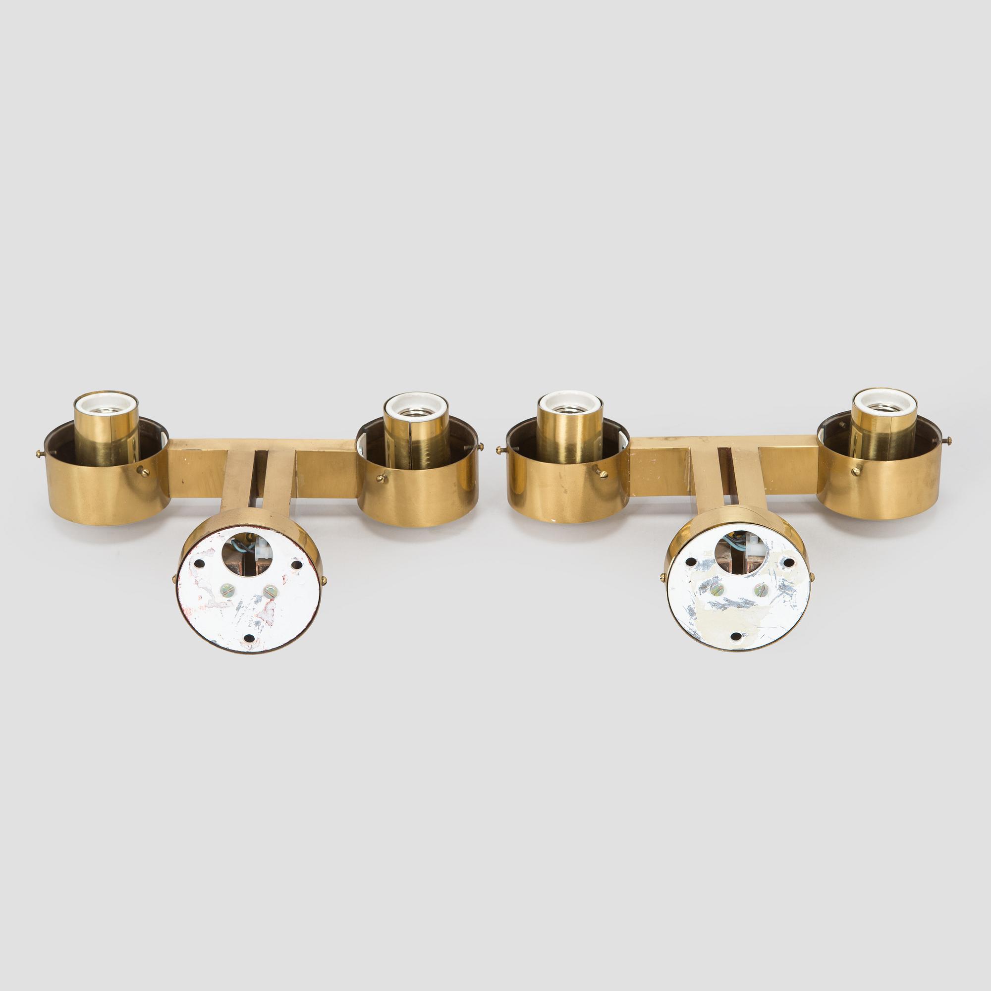 Lisa Johansson-Pape, a pair of mid-20th century model '19053' wall lights, for Orno.
