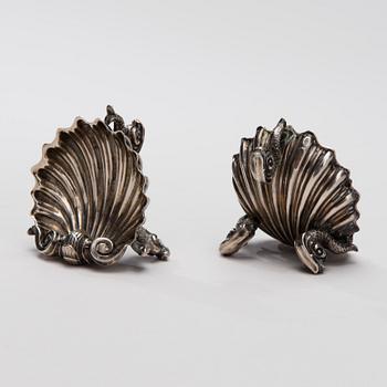 SUOLAKKOPARI, hopeaa, Lontoo 1871, paino 77 g.