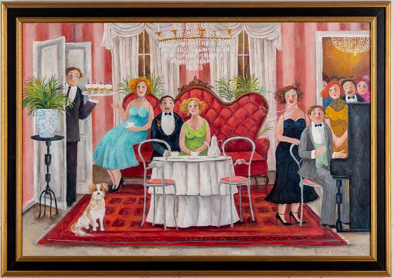 PERNILLA STAPPE, olja på duk, signerad.