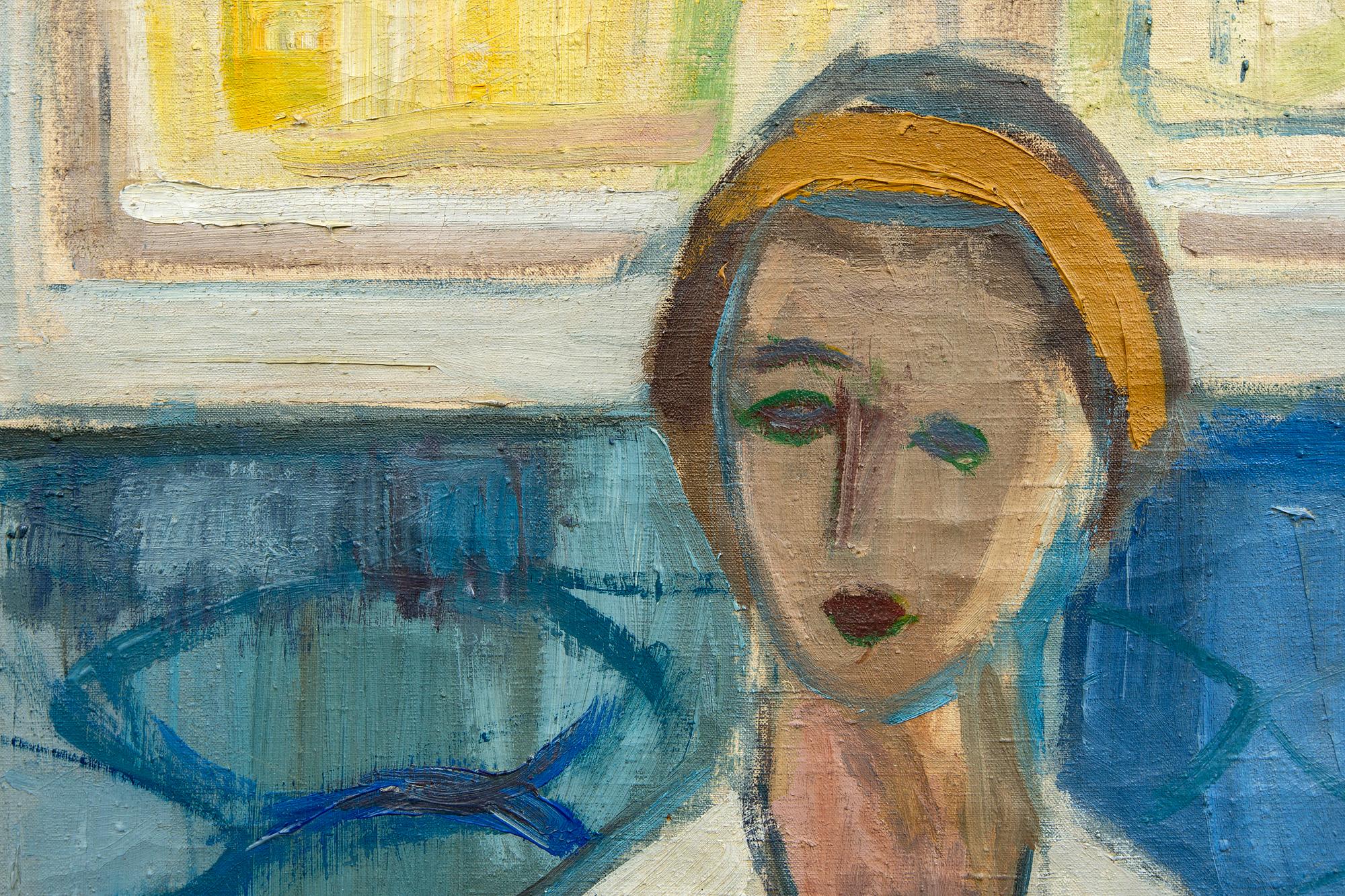 Bertil Berntsson, oil on canvas, signed and dated 1949.