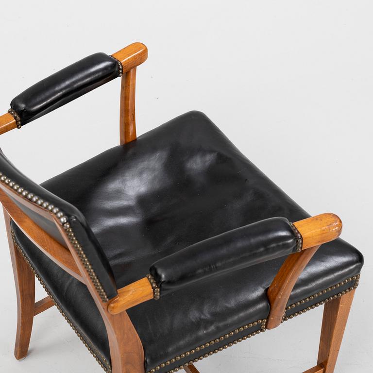 Josef Frank, a pair of model 695 armchairs, Firma Svenskt Tenn, Sweden.