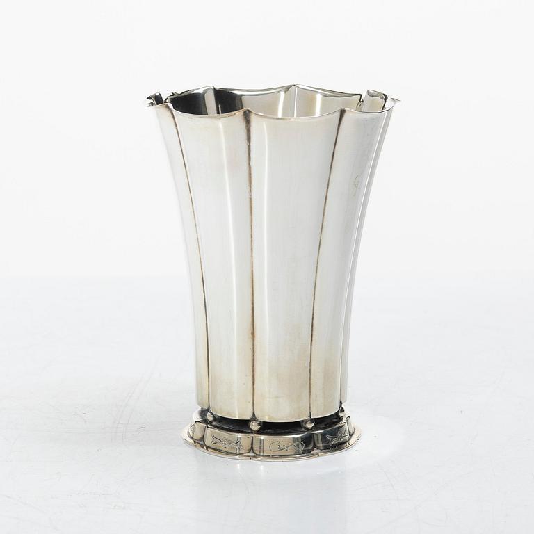 C.G. Hallberg, Vas, silver, Stockholm 1953.
