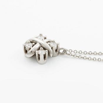 Tiffany & Co, "Lynn pendant", platinum with brilliant-cut diamonds.