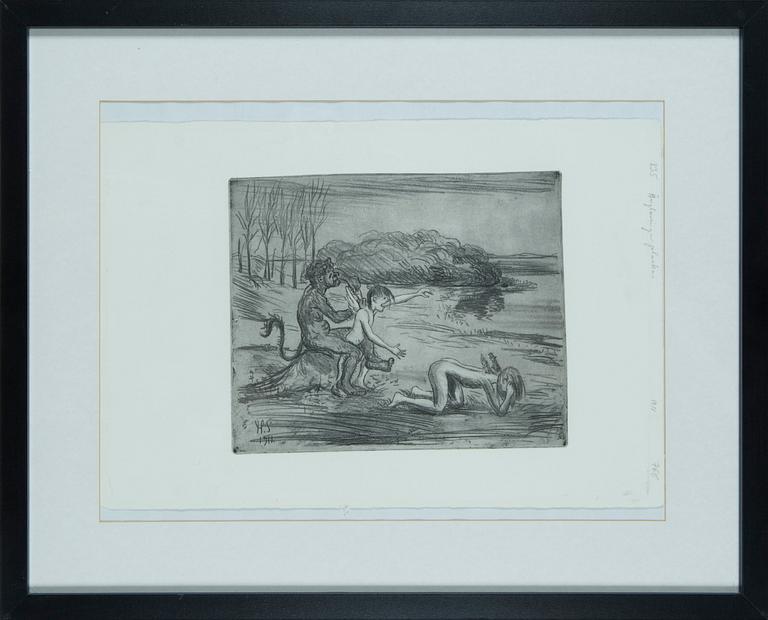 Hugo Simberg, "Änglavingar plockas". 1911.