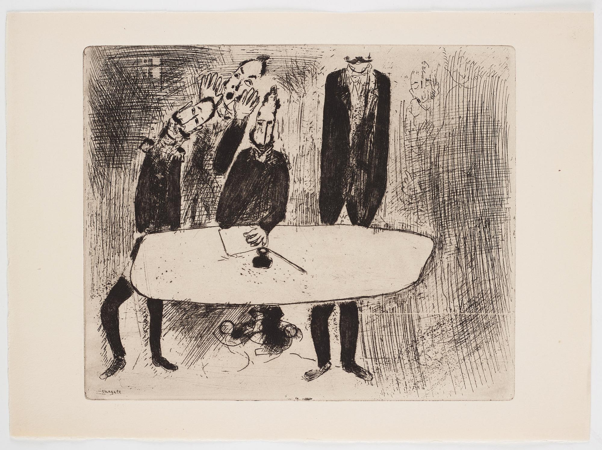 MARC CHAGALL, 71 st etsningar ur upplagan om 285 exemplar på Arches/MBM/J. Perrigot-papper, 1923-1948.