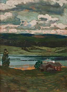 735. Helmer Osslund, Motiv från Fränsta.