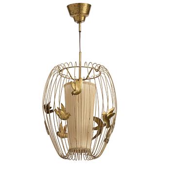 312. Hans Bergström, a ceiling lamp model "3", ateljé Lyktan, Åhus, 1940s-50s.