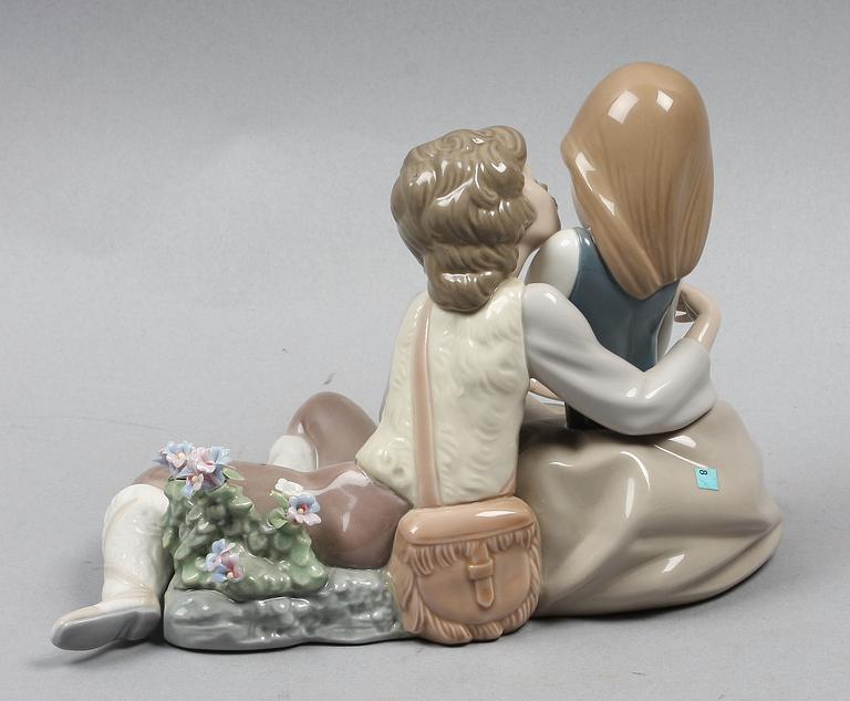 FIGURIN, porslin, Lladro. Tillverkningsår 1980-1990.