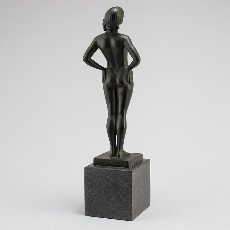 CARIN NILSON, Sculpture, bronze. Signed and with foundry mark. H: 39 cm.