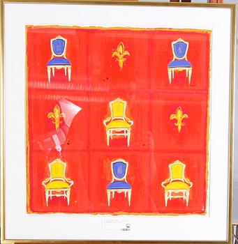 PARTI GRAFIK, 3 delar. Bl a Stephen Bartlett. Sign o bl a  numr 92/95 resp 17/190.