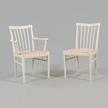 MATGRUPP, 13 delar, "Herrgården", Carl Malmsten, Bodafors samt Åfors, 1960-tal.