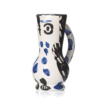 119. Pablo Picasso, a "Cruchon hibou" (A.R. 293) faience pitcher, Madoura, Vallauris, France post 1955.