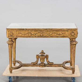 A LOUIS SEIZE STYLE CENTER TABLE.