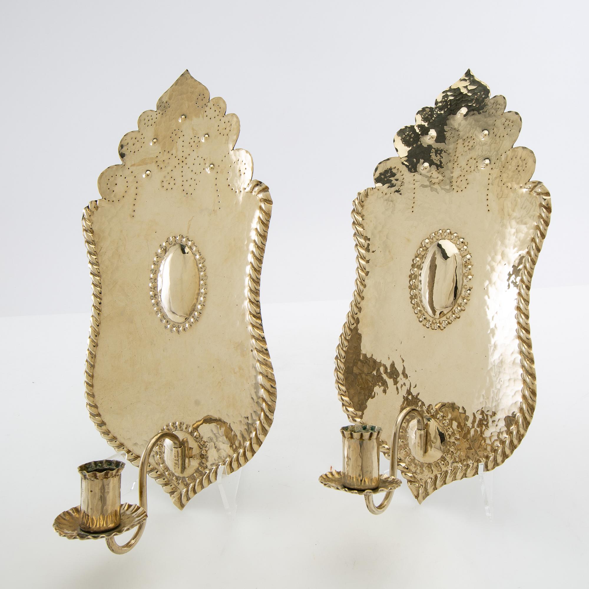 Wall sconces a pair 1930s/40s.