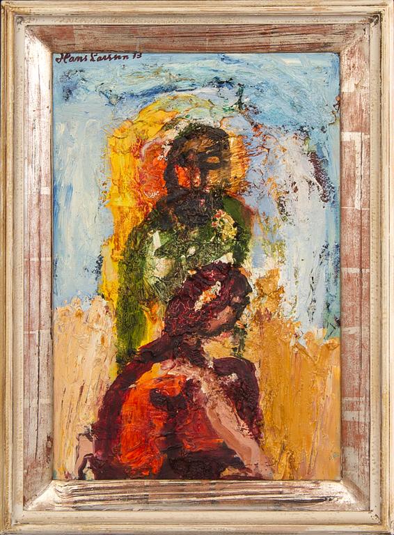 Hans Larsson, Hans Larsson, oil on canvas, signed and dated -73.