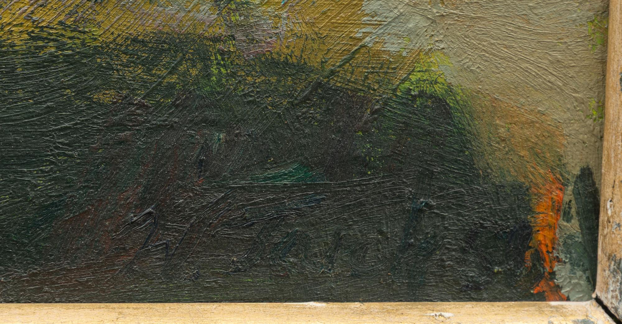 Woldemar Tank, "Höstlandskap från Djurgården, Stockholm".