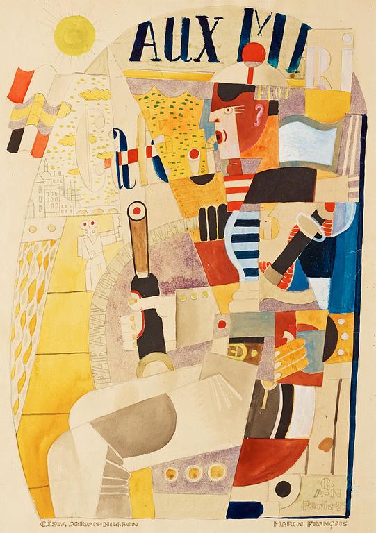 Gösta Adrian-Nilsson, "Marin Francais" (Sjömansvisa).