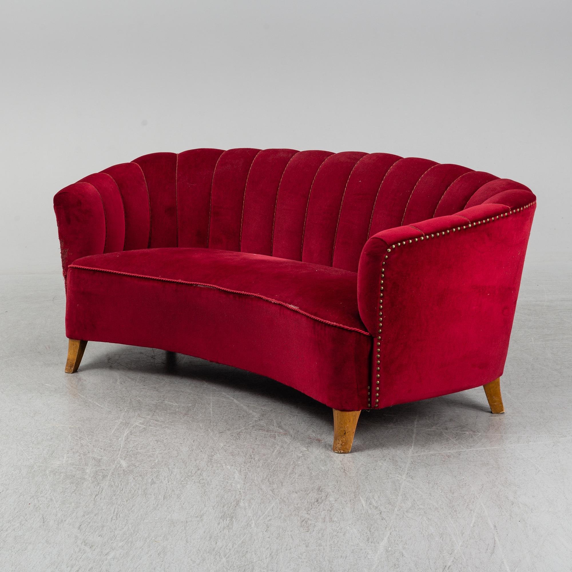 OTTO SCHULZ, attributed to. A Swedish Modern sofa, 1940's.