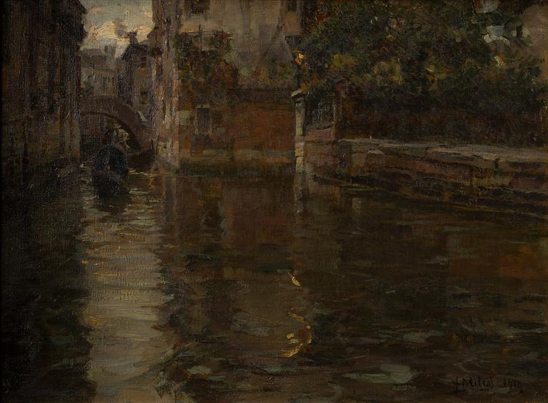 Alessandro Milesi, Motif from Venice.