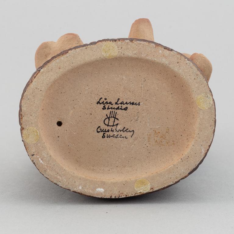 A Lisa Larson stoneware figurine, Gustavsberg.