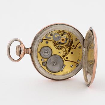 ZENITH, urtavla märkt  "N. Holmkvist Stockholm", fickur, 52 mm.