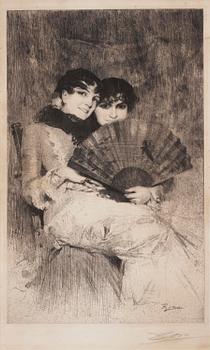 928. Anders Zorn, "Kusinerna".