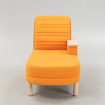 A daybed, made by a student at Carl Malmstensskolan, around 2018.