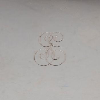 CIGARETTASK, silver, C G Hallberg, Stockholm, 1959.
