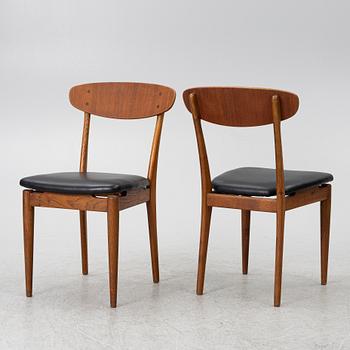 Stolar, 4 st, Skive möbelfabrik, Danmark 1960-tal.