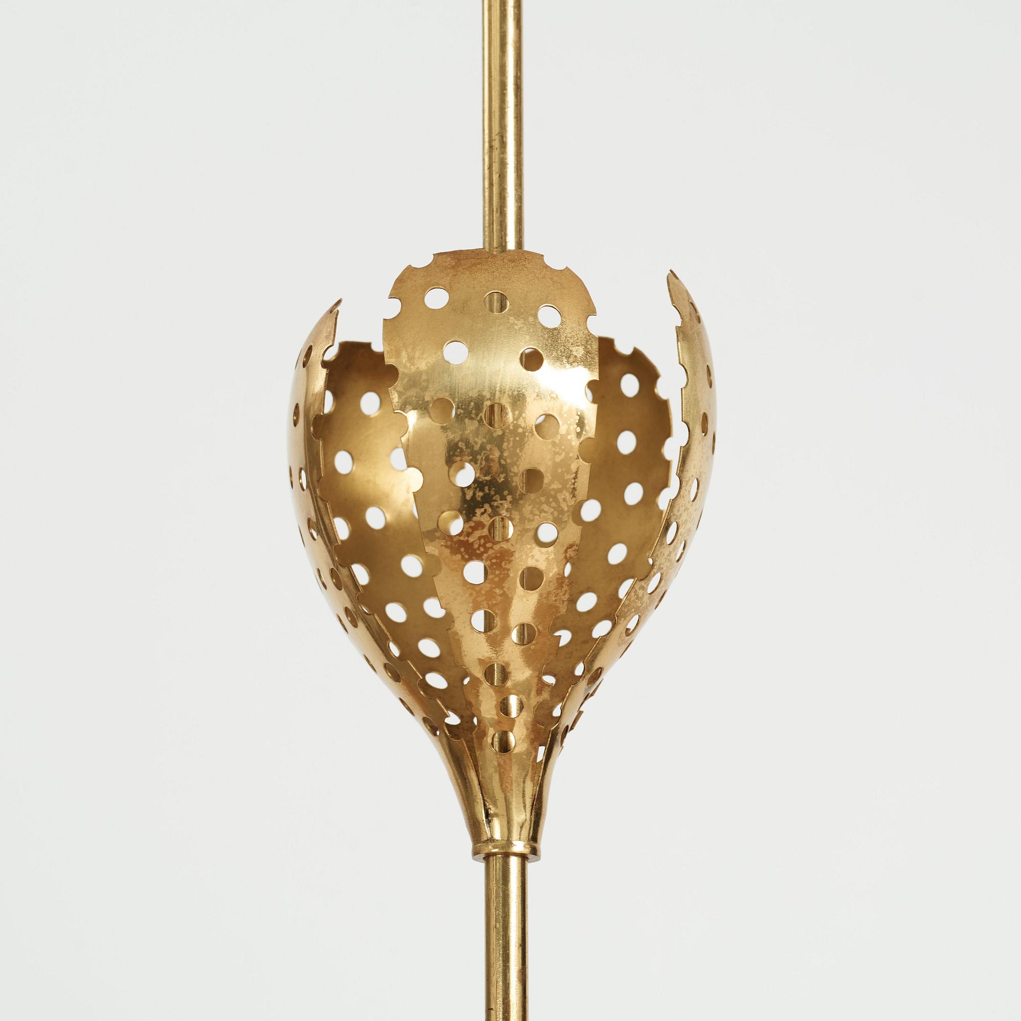 Paavo Tynell, taklampa, modell 9030, Taito 1940-50-tal.