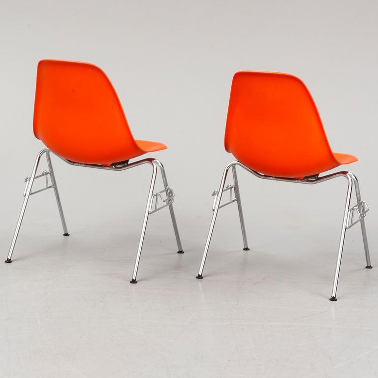 CHARLES & RAY EAMES, stolar, 7 st, "DSS", Vitra, 2000.