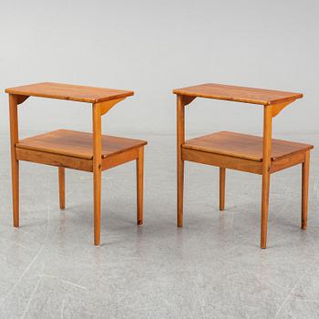 SÄNGBORD, ett par, Svenska Möbelfabrikerna, nr 80, 1950-/60-tal.