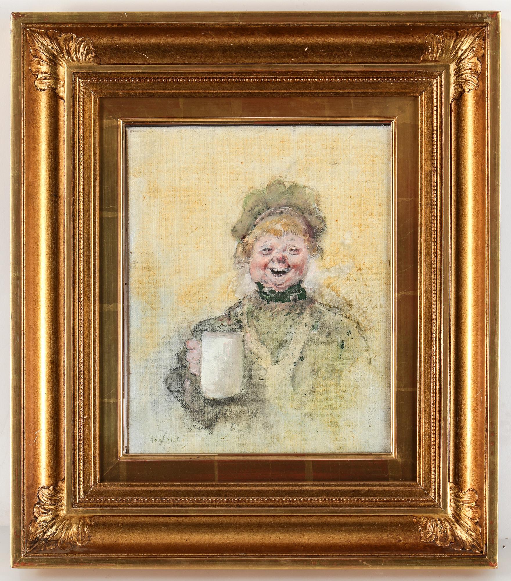 ROBERT HÖGFELDT, olja, signerad.