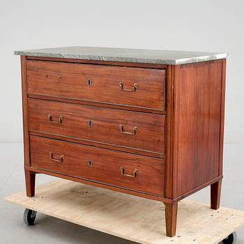 SKRIVBYRÅ, sengustaviansk, 1800-talets början.