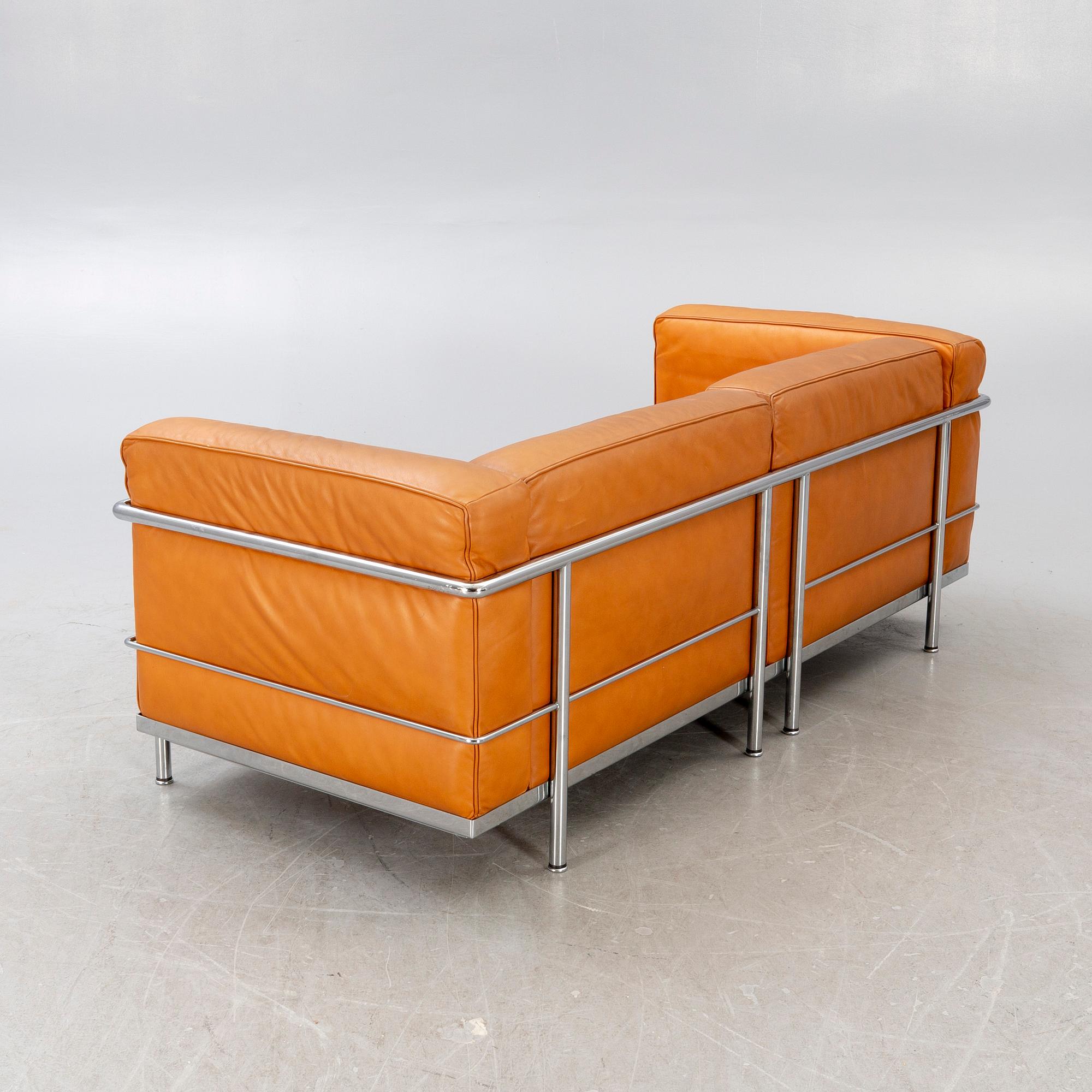 Le Corbusier, Pierre Jeanneret & Charlotte Perriand, soffa, "LC3", Cassina, Italien.