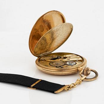 Le Parc, pocket watch, hunter, 50 mm.