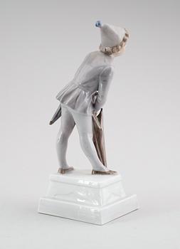 FIGUR, porslin, "John Blund", Royal Copenhagen.