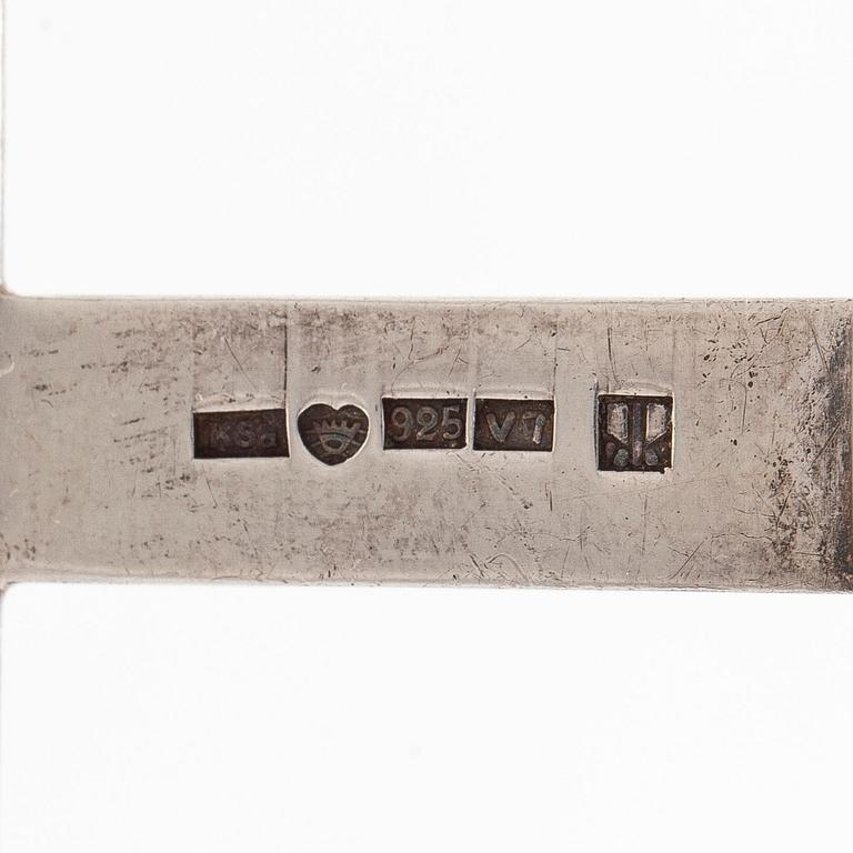 Mirjam Salminen, halssmycke, syntetisk spinell, silver.