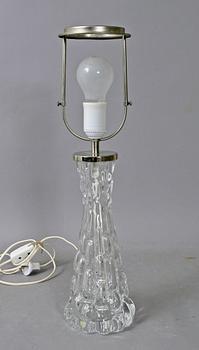 BORDSLAMPA, glas, design Carl Fagerlund, Orrefors. Modell RD 1477.