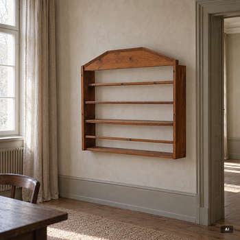 A plate rack, 19th Century.