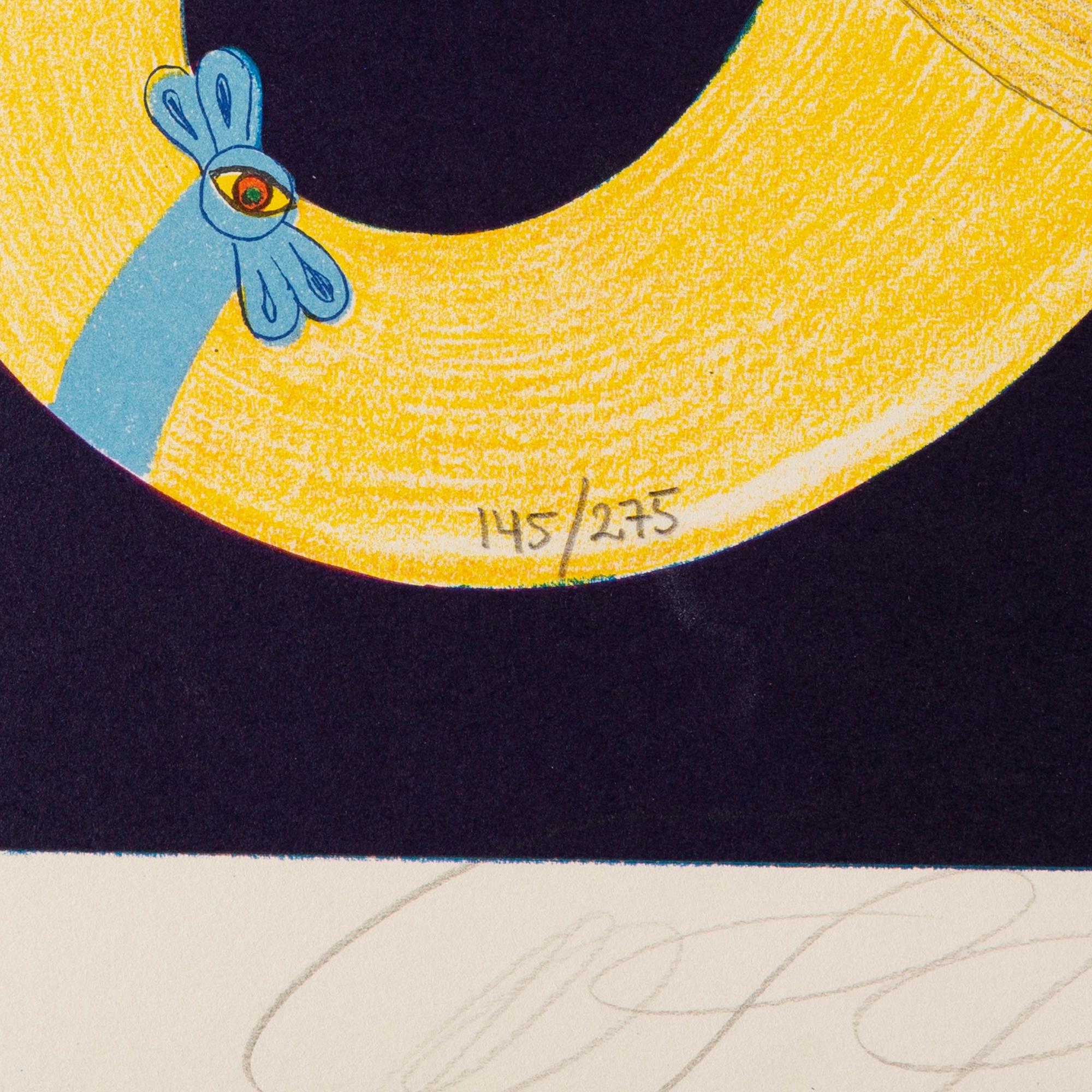 FRIEDRICH SCHRÖDER-SONNENSTERN, lithograph in colours, signed 145/275.