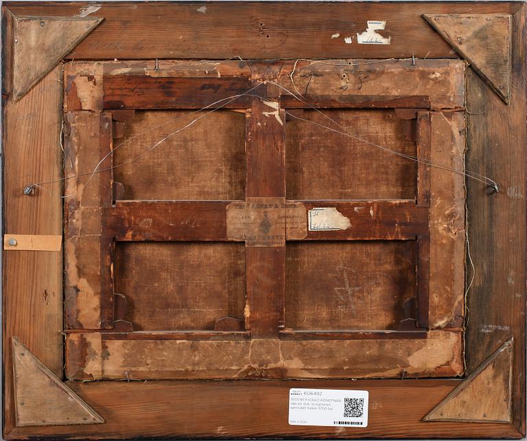 OKÄND KONSTNÄR 1700/1800-TAL , olja på duk, ej signerad,