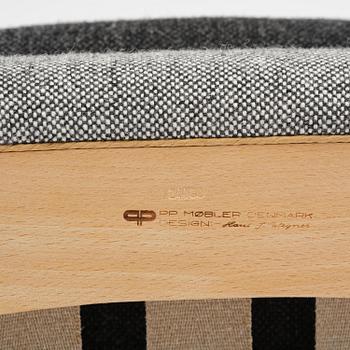 Hans J. Wegner, a "Bamse" (Papa Bear) armchair with ottoman, PP Møbler, Denmark.