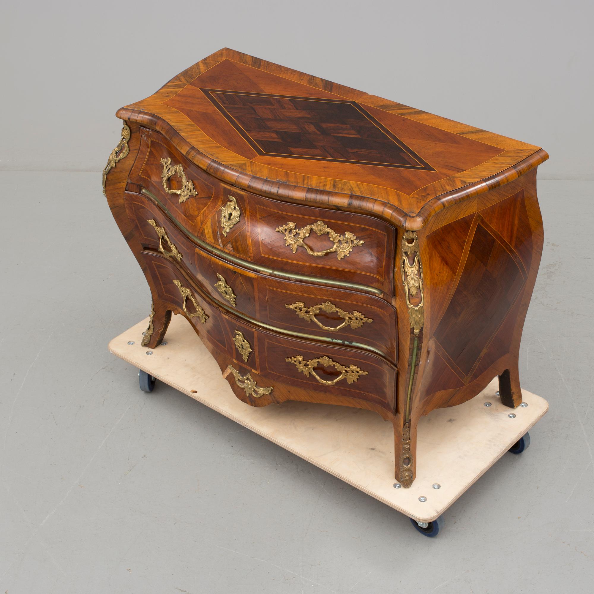 BYRÅ, Stockholmsarbete, Rokoko, 1700-tal.