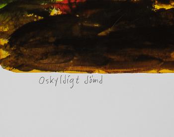 Carl Johan De Geer, "Oskyldigt dömd".